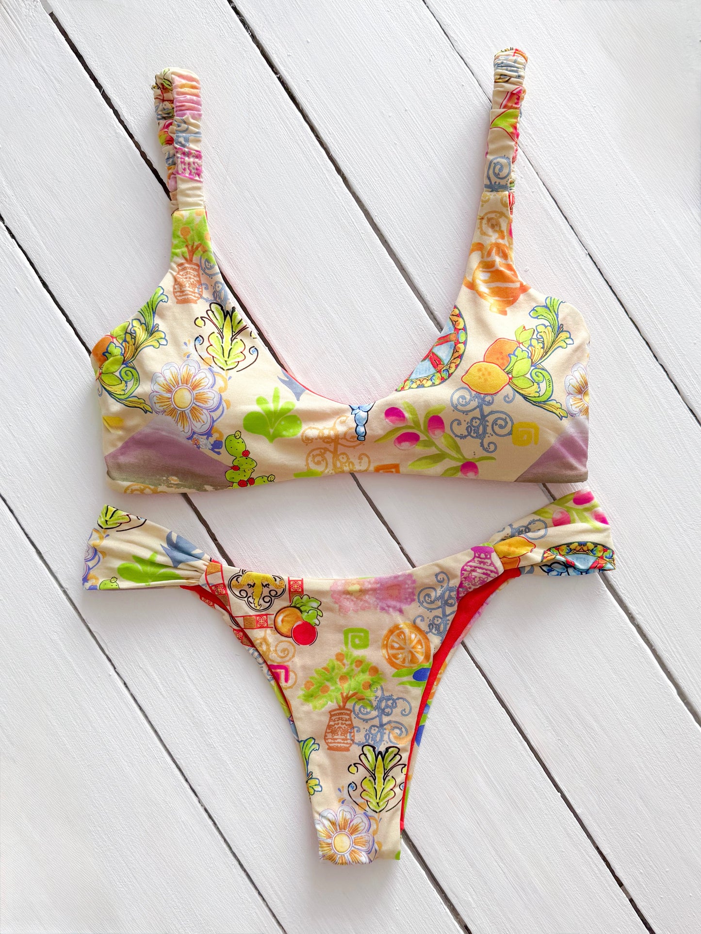 Modello Bea - Sicilia scrunchies